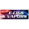 Signmission E-CIGS & VAPORS SOLD HERE BANNER SIGN pipes flavored pens hookah B-72 E-Cigs & Vapors Sold - alternate 1